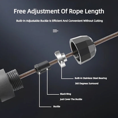 Adjustable Steel Wire Jump Rope
